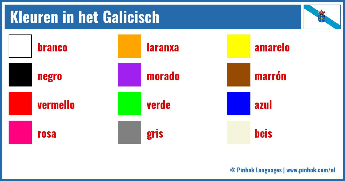 Kleuren in het Galicisch