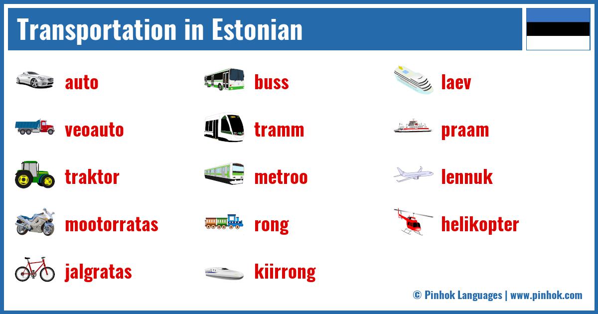 Transportation in Estonian