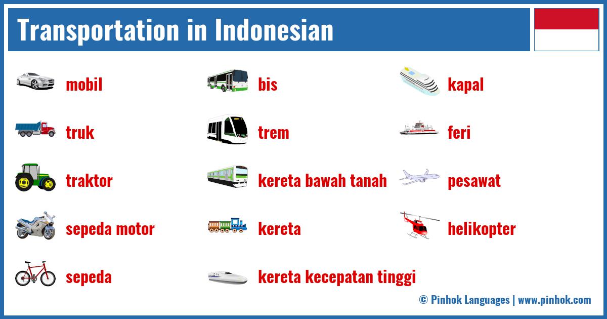 Transportation in Indonesian