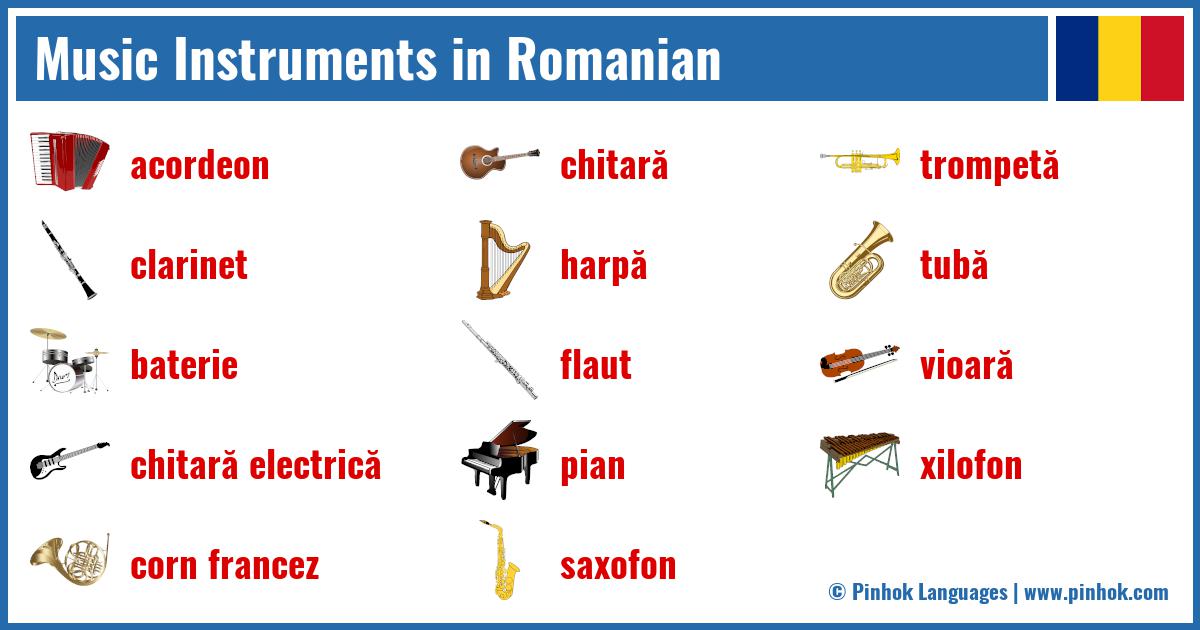 Music Instruments in Romanian