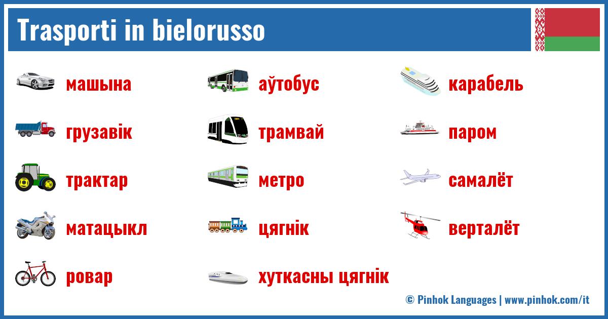 Trasporti in bielorusso