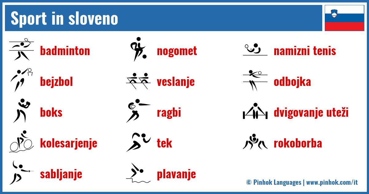 Sport in sloveno