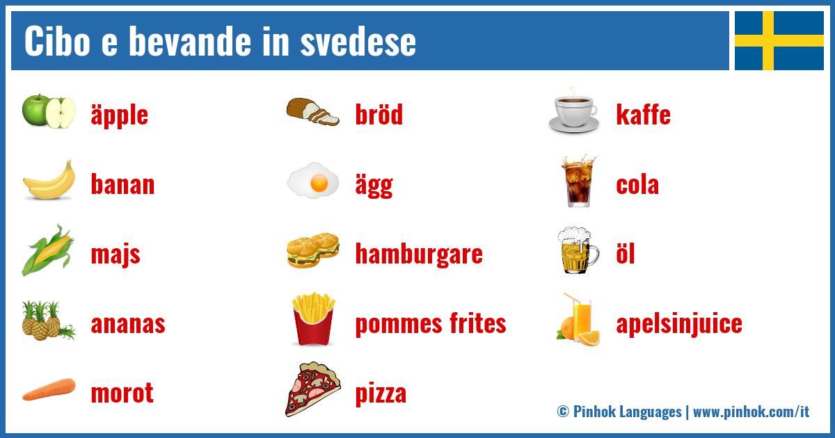 Cibo e bevande in svedese