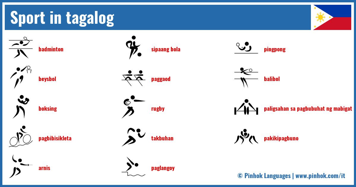 Sport in tagalog