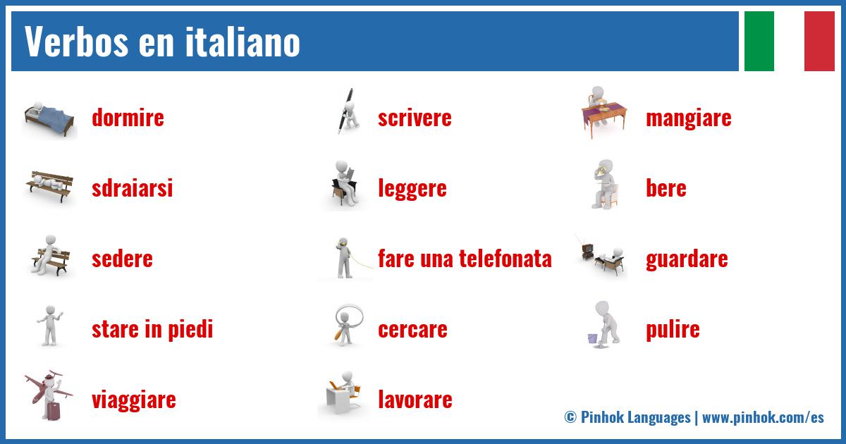 Verbos en italiano